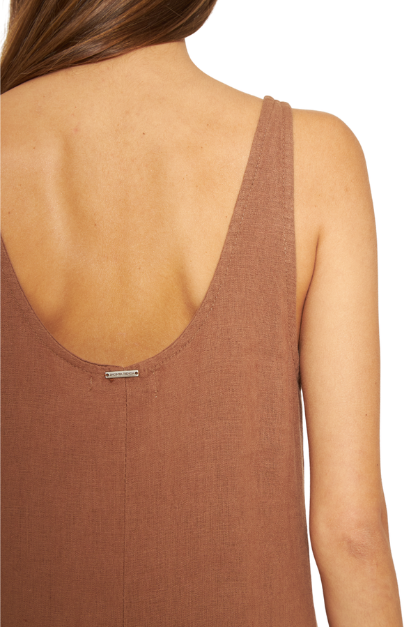 Vestido Mila café