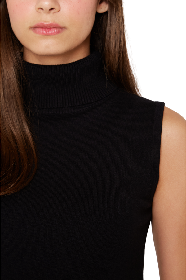 Chaleco Manu sin manga negro