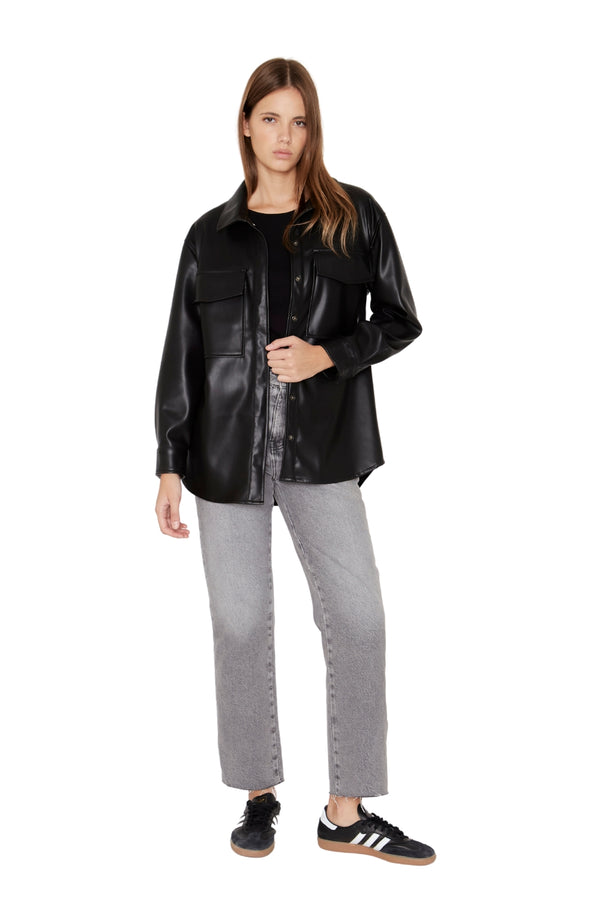 Camisa Tokio oversize negra