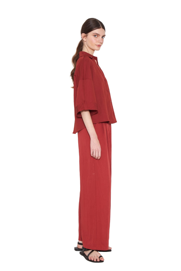 Pantalón Elena terracota