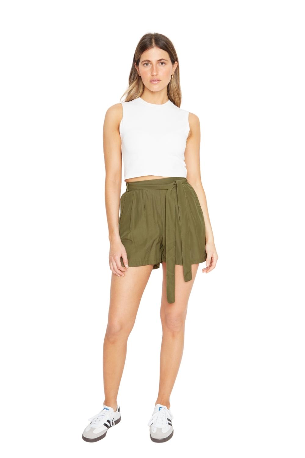 Short Greta con lazo III verde