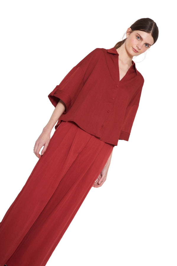 Pantalón Elena terracota