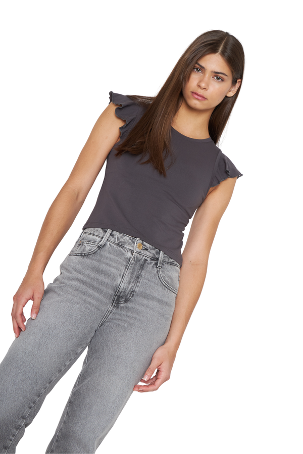 Polera Gracia alitas III chocolate