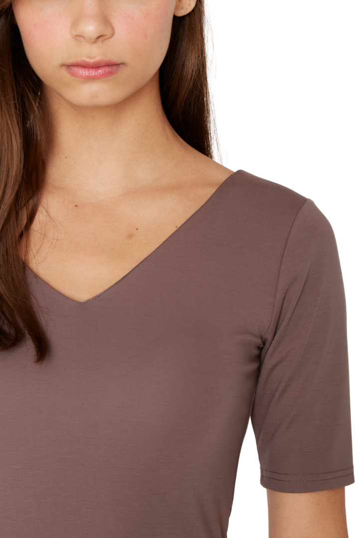 Polera Elisa café