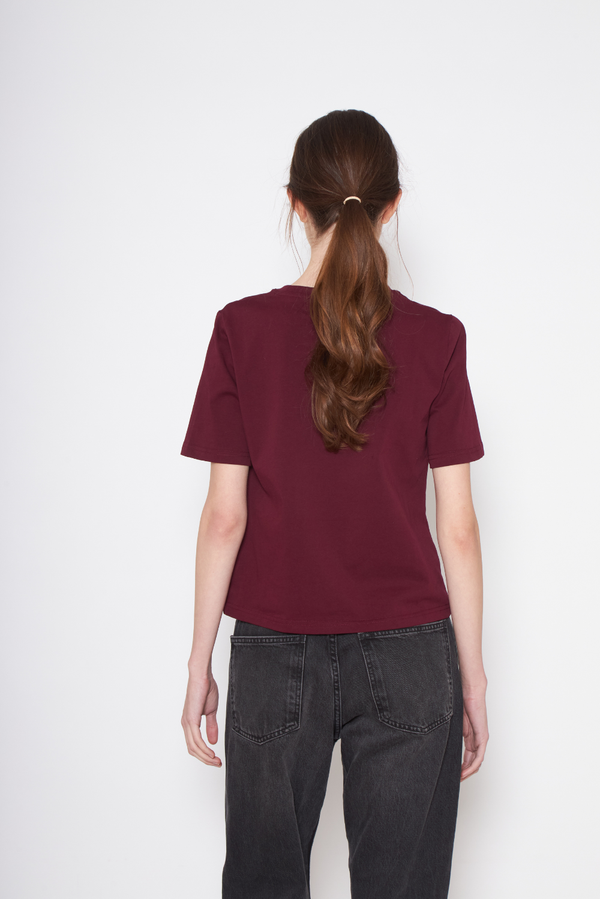 Polera Jacinta burdeo