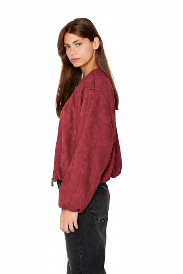 Chaqueta Bimba burdeo