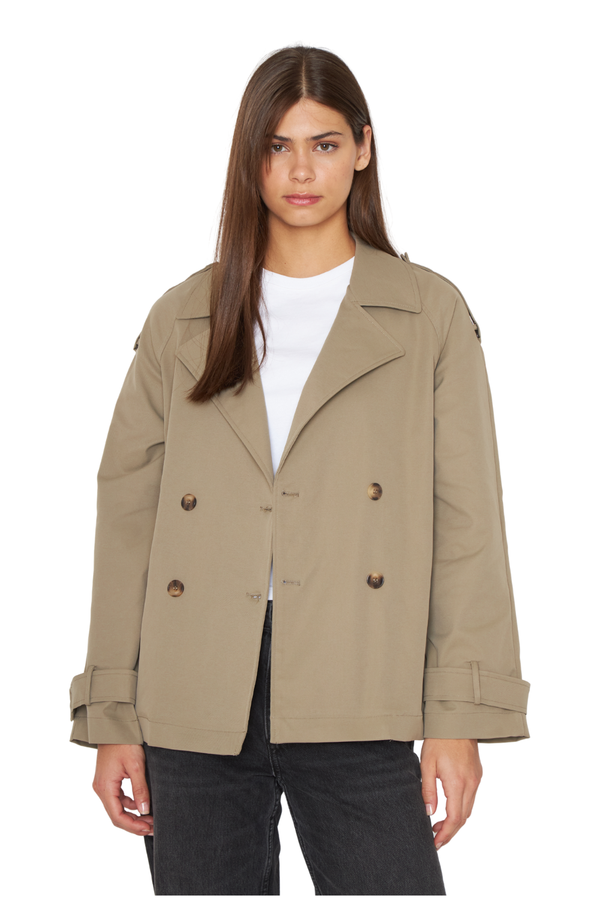 Trench Coat Stone verde