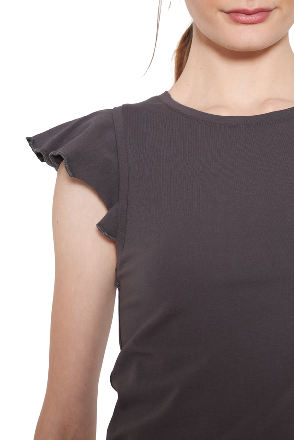 Polera Gracia alitas III chocolate