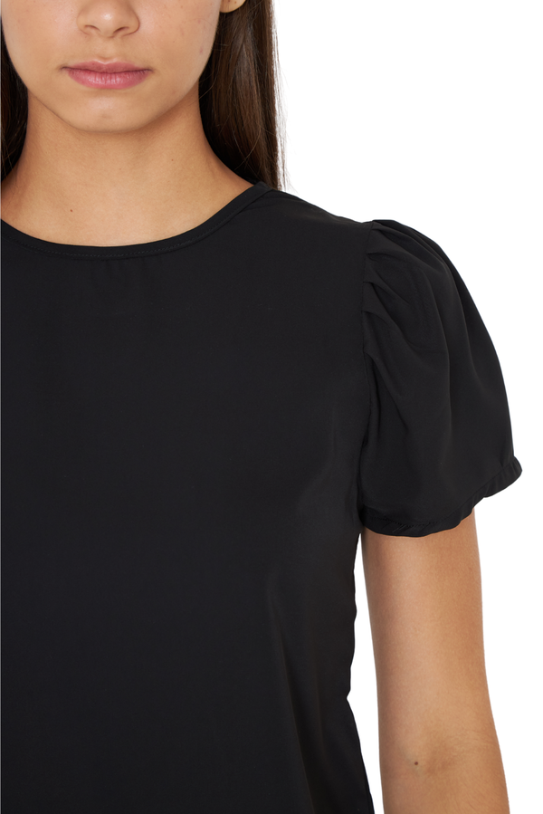 Blusa Olivia III satín negra
