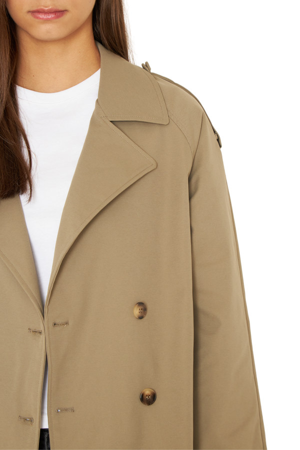 Trench Coat Stone verde