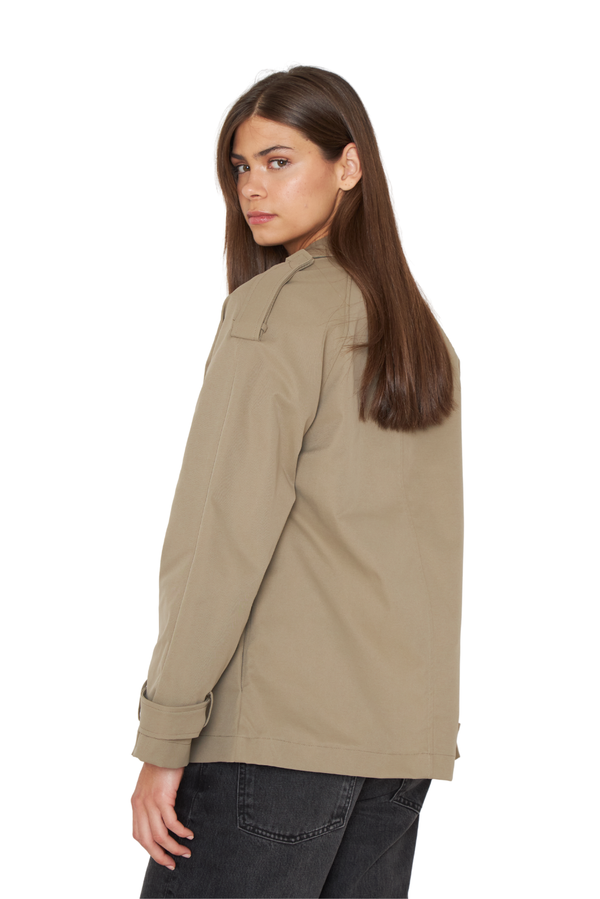 Trench Coat Stone verde