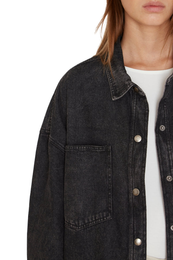 Chaqueta Denim negra