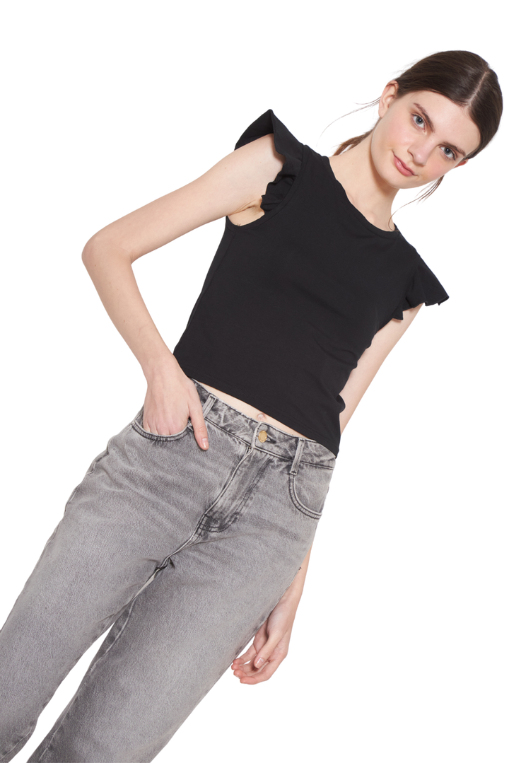 Polera Gracia alitas III negra