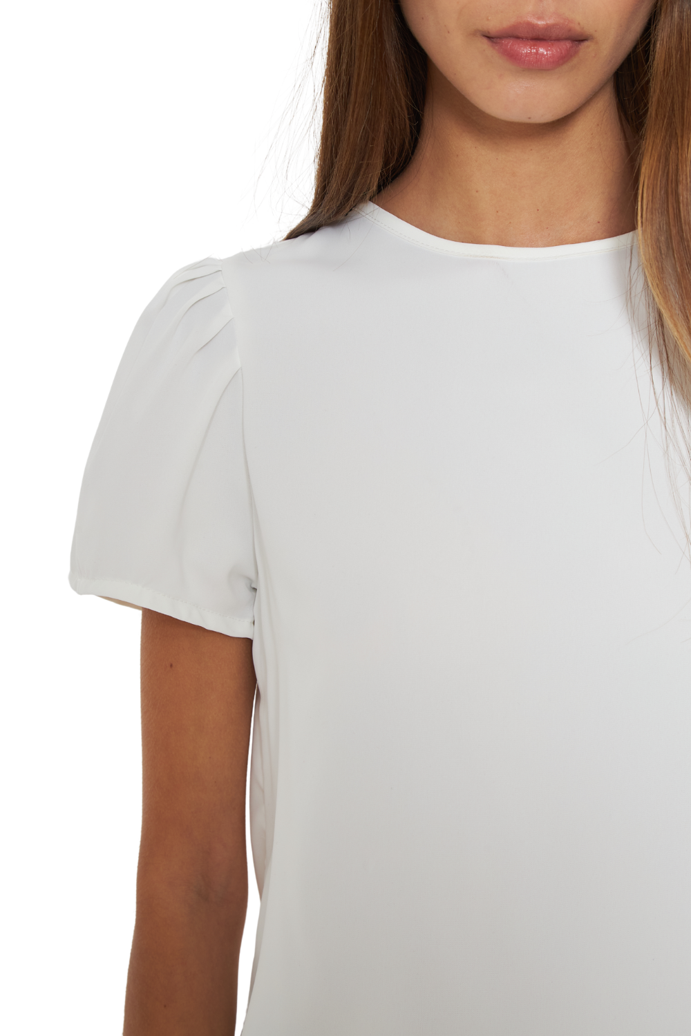 Blusa Olivia Satin blanca