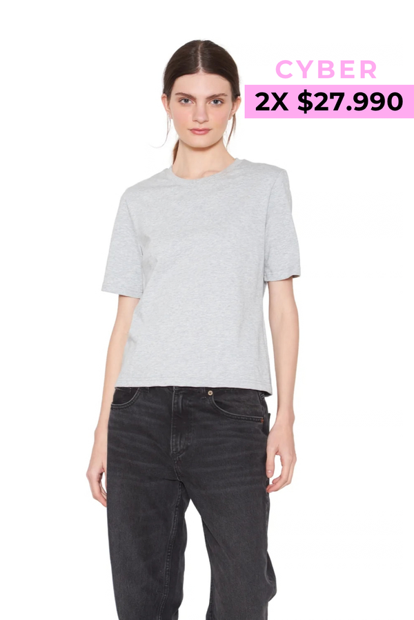 Polera Jacinta gris claro