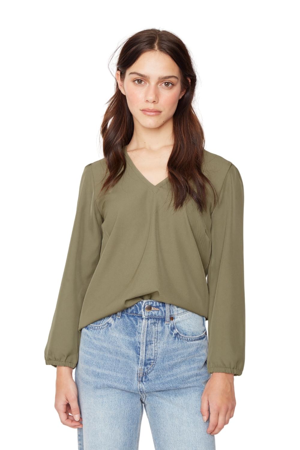 Blusa Vesta verde