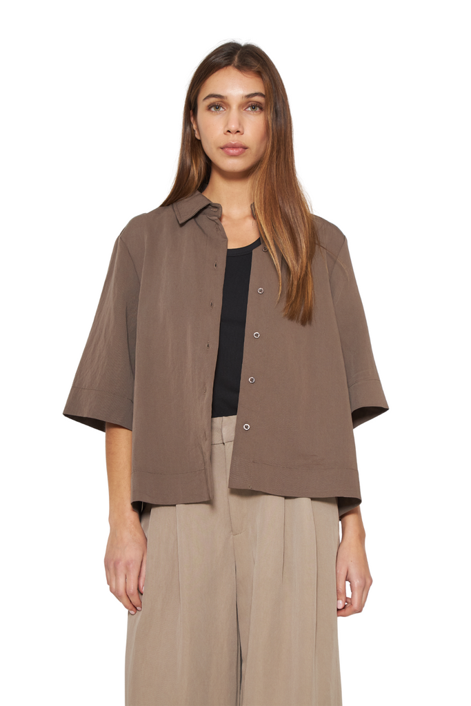 Blusa Lena café