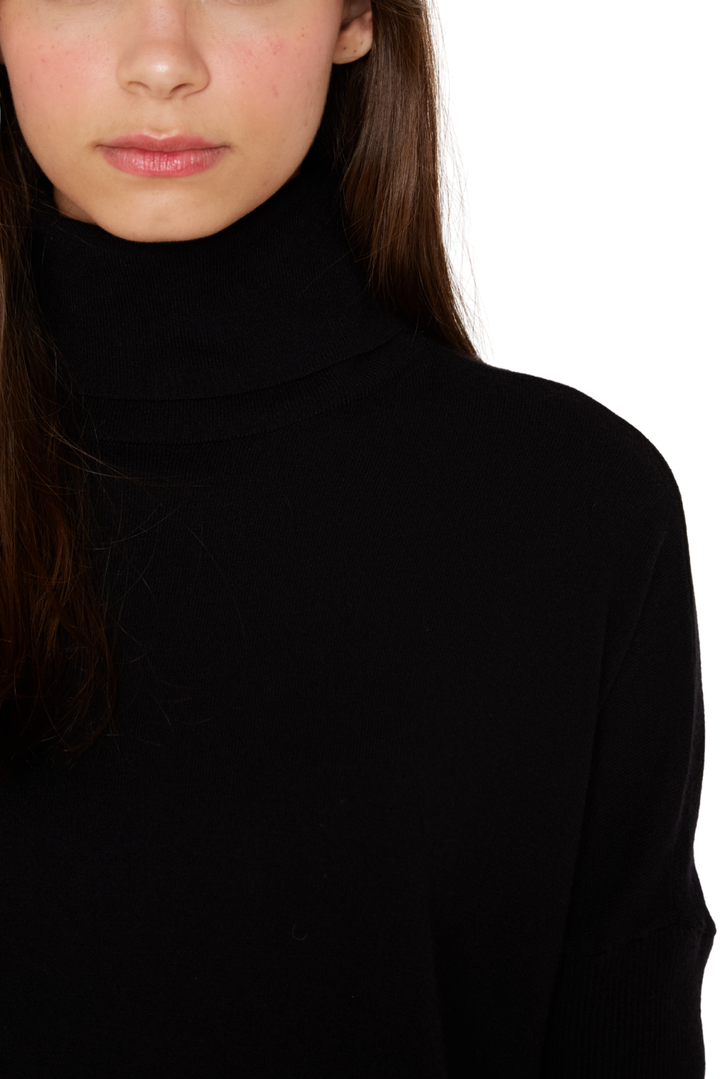 Chaleco Manuela largo III negro