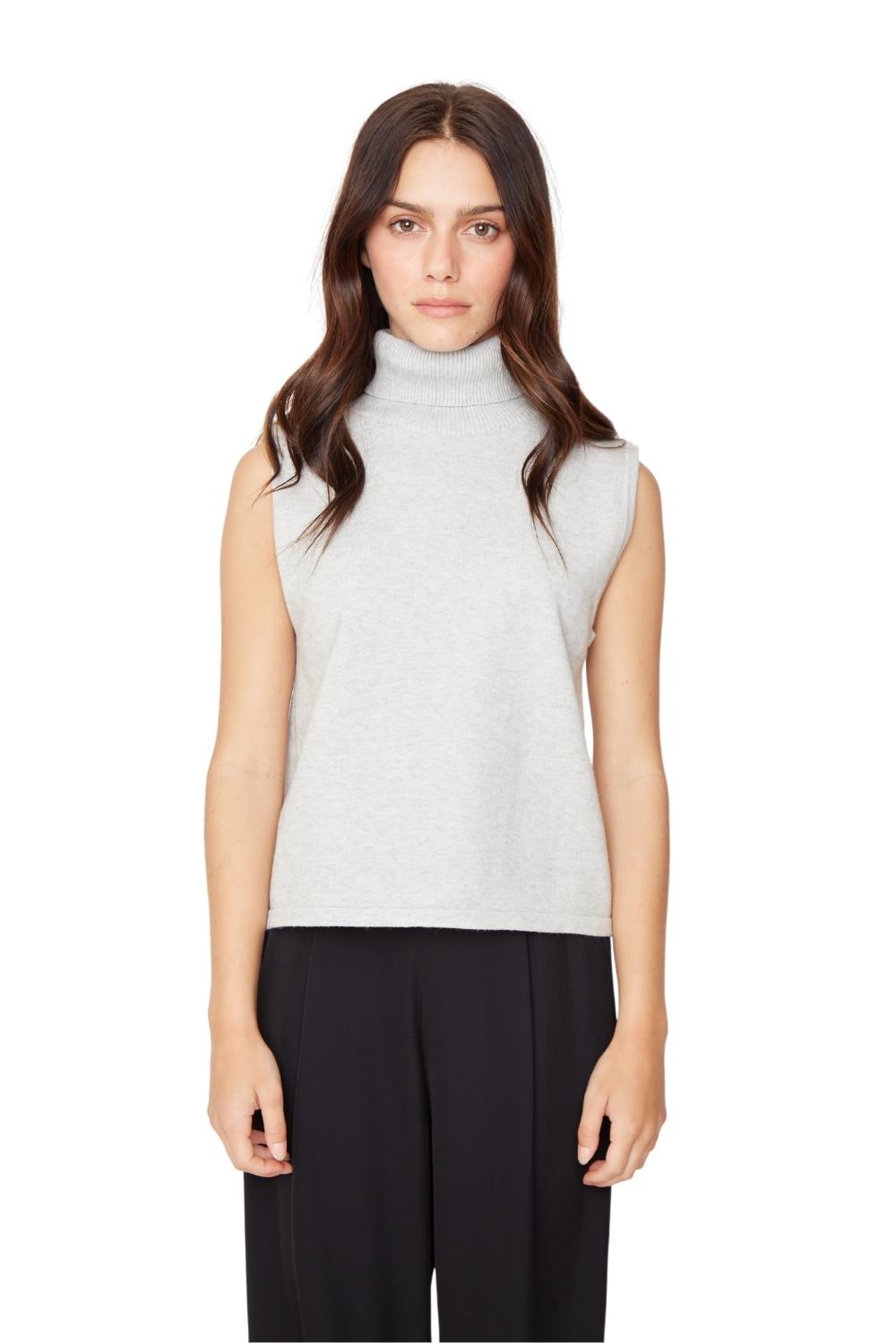 Chaleco Manu sin manga gris