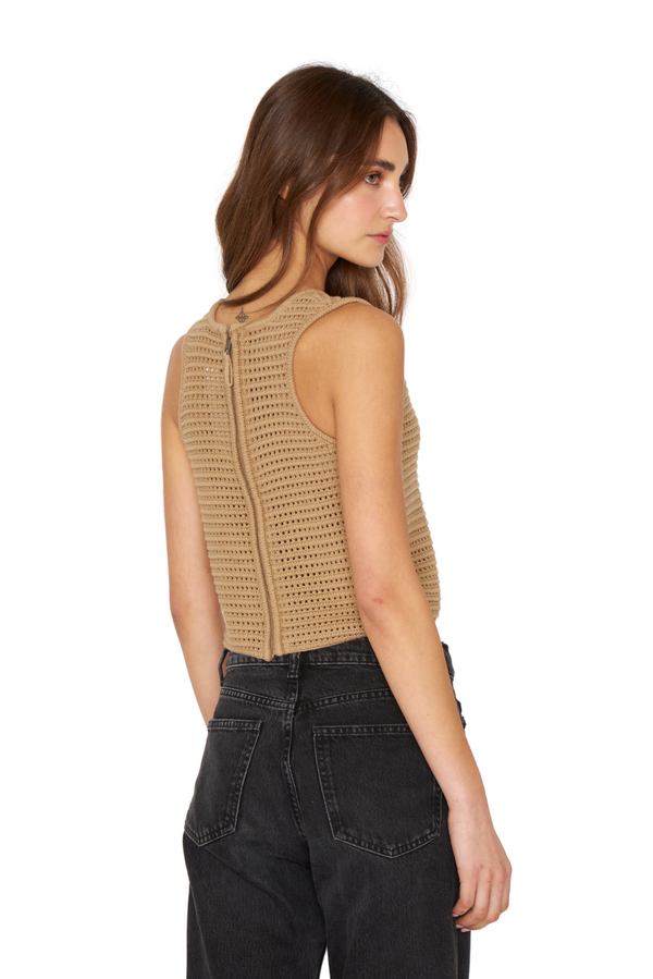 Polera Laura café