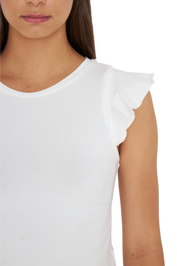Polera Gracia alitas III blanca