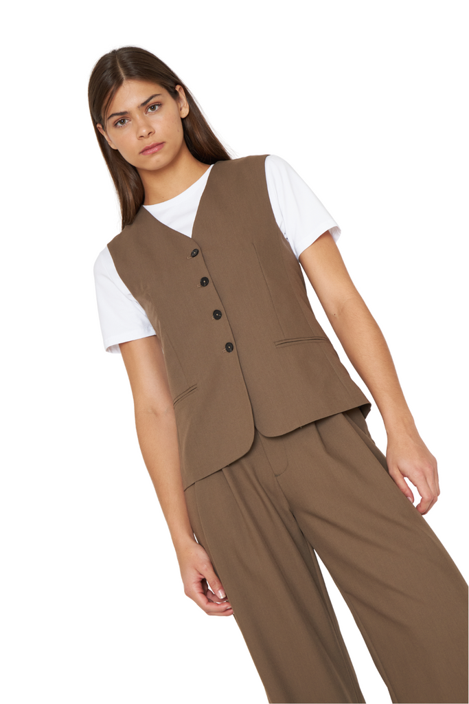 Vest Alex café – Jacinta Tienda