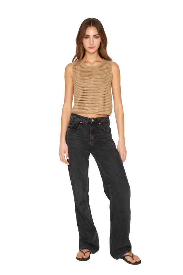 Polera Laura café