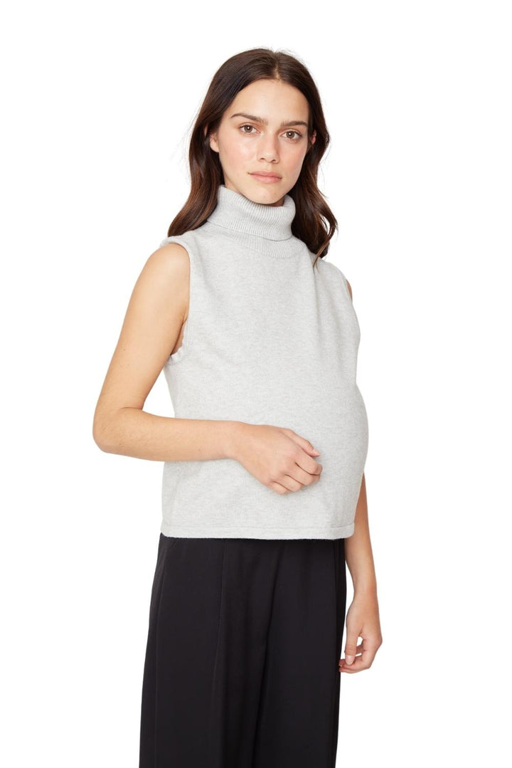 Chaleco Manu sin manga gris