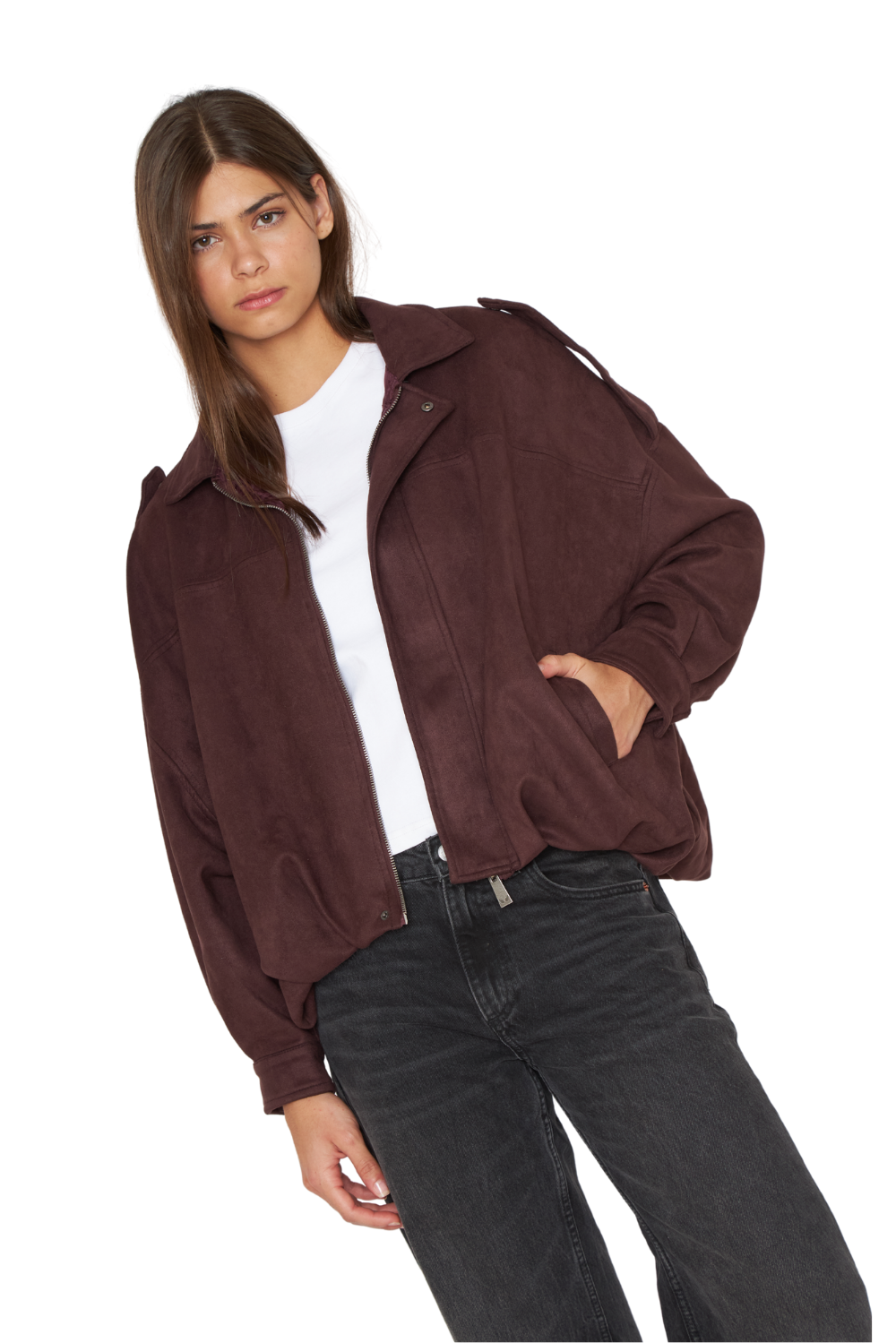 Chaqueta Lola burdeo