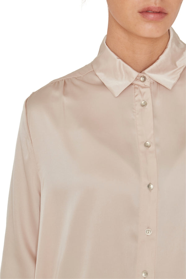 Blusa Sara satin dorada
