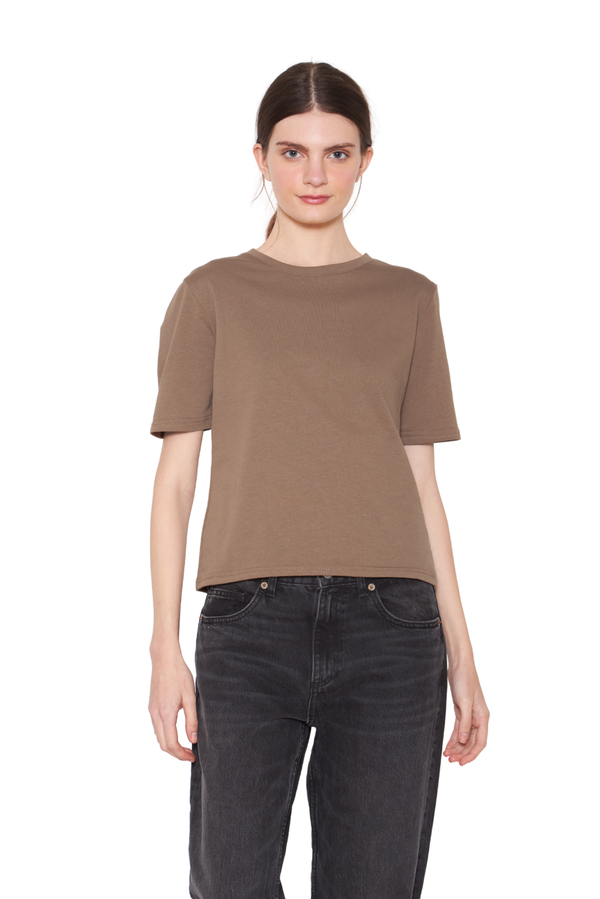 Polera Jacinta café