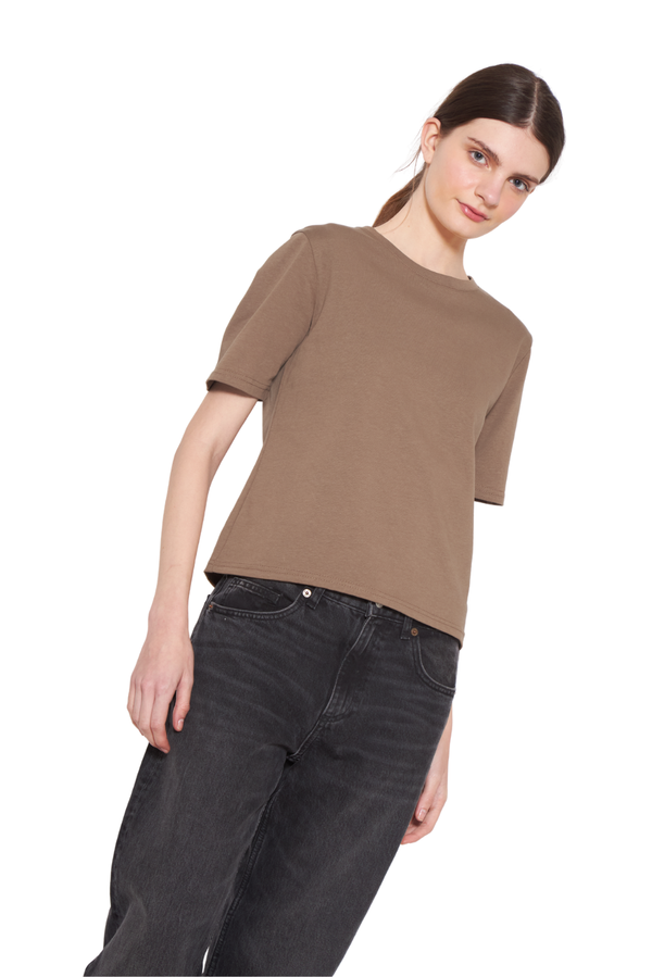 Polera Jacinta café