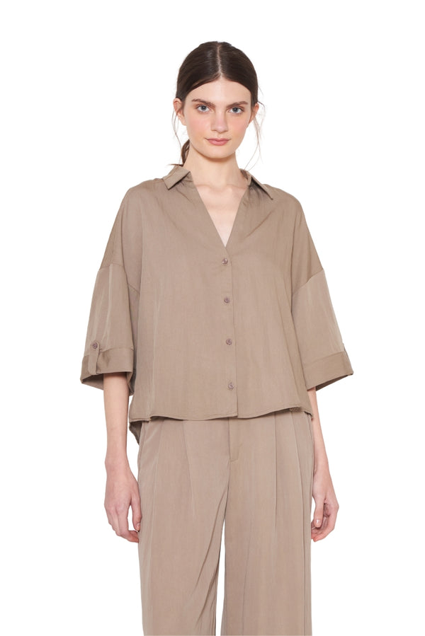 Blusa Elena café