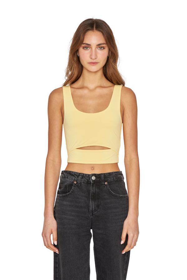 Croptop Cut Out amarillo