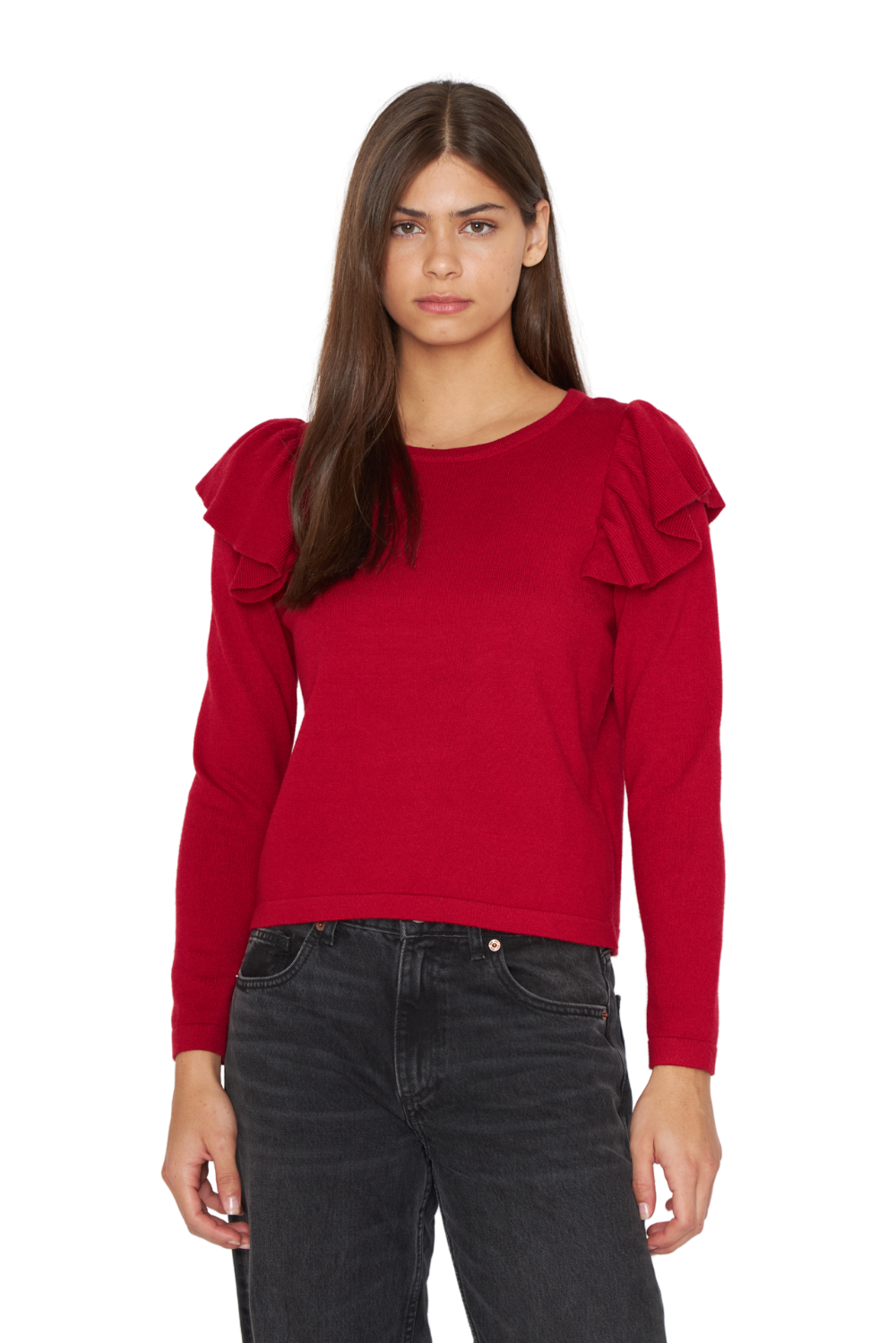 Chaleco Olimpia cherry