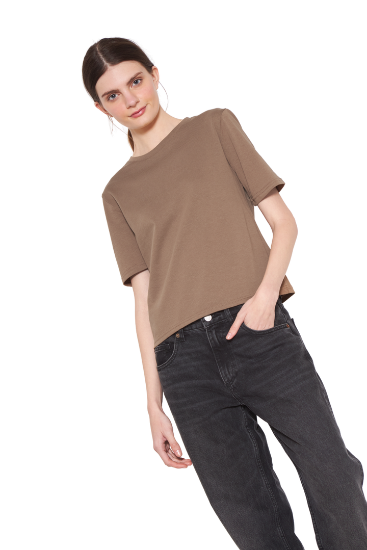 Polera Jacinta café