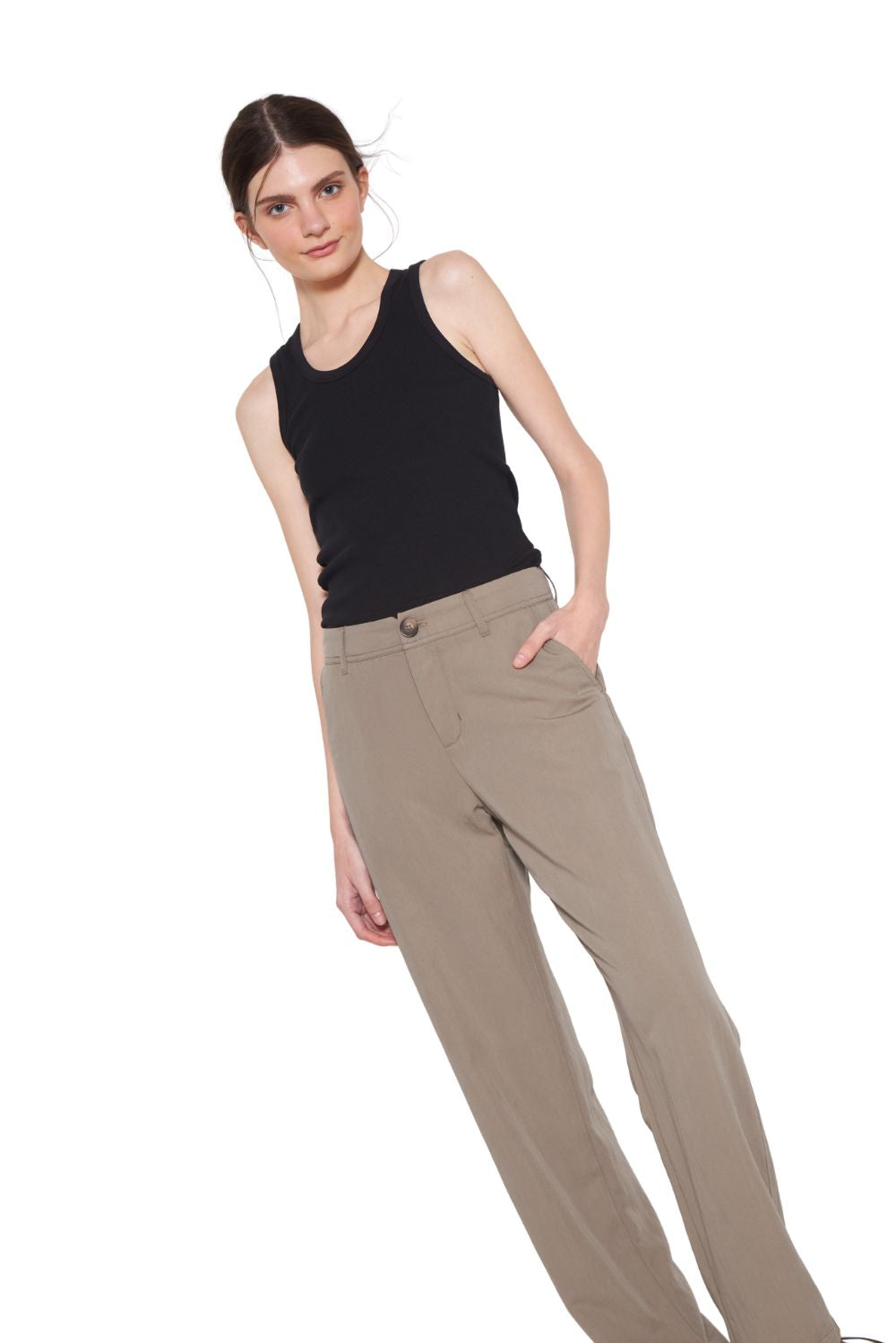 Pantalón Ema café
