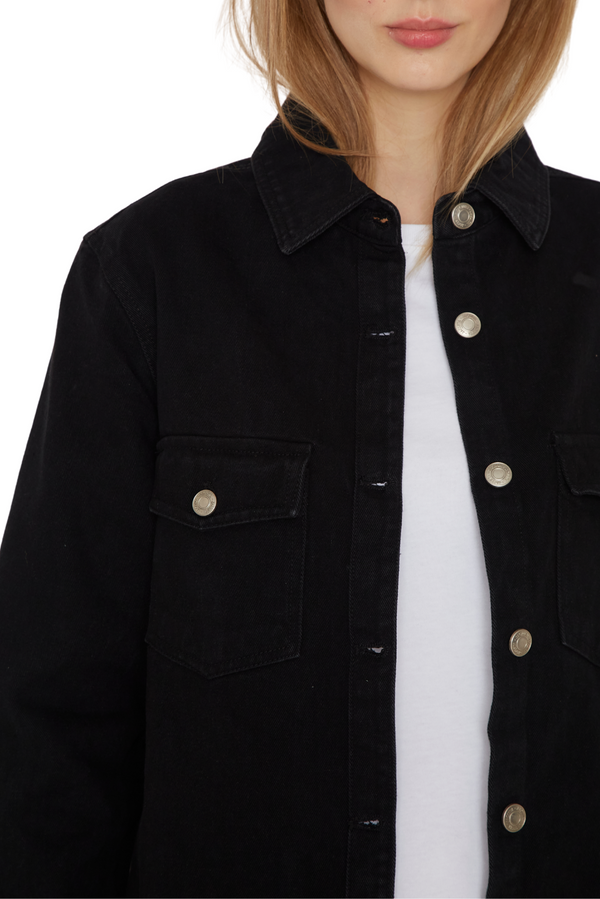 Camisa Porter Bolsillos negra