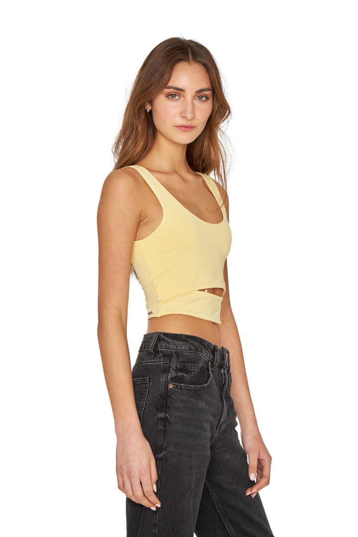 Croptop Cut Out amarillo