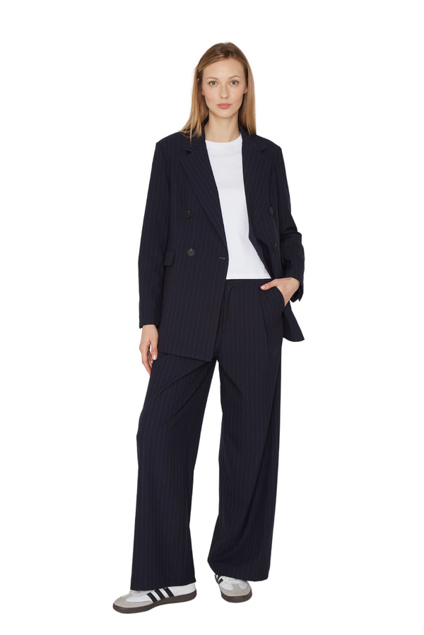 Blazer Bowen lineas azul