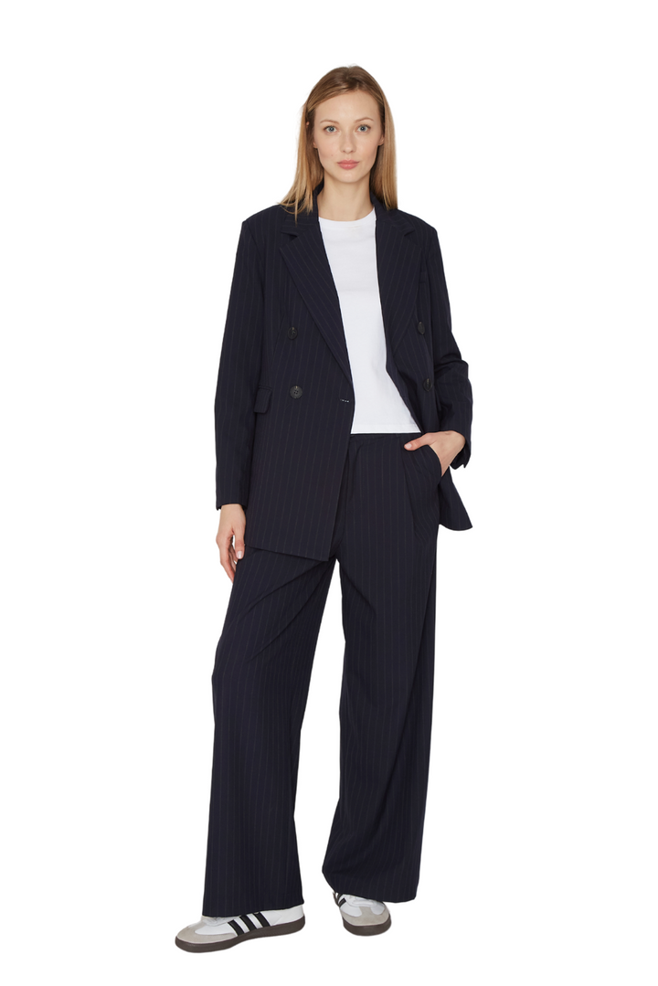 Blazer Bowen lineas azul