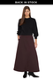 Falda Jacinta Winter burdeo