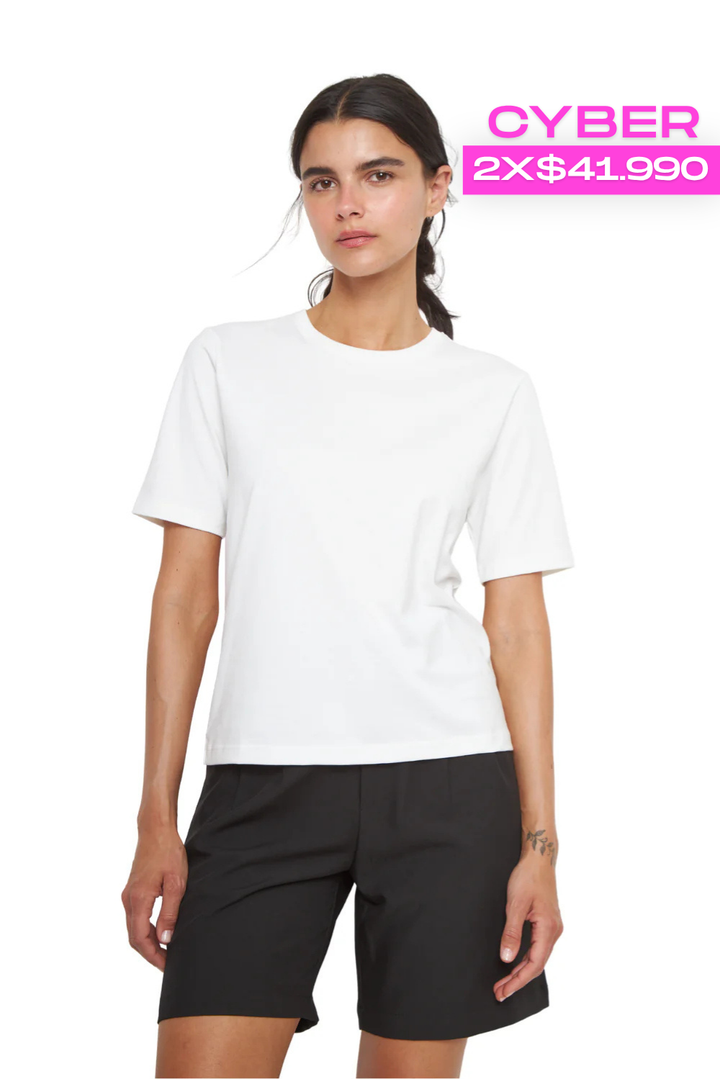 Polera Jacinta PIMA blanca