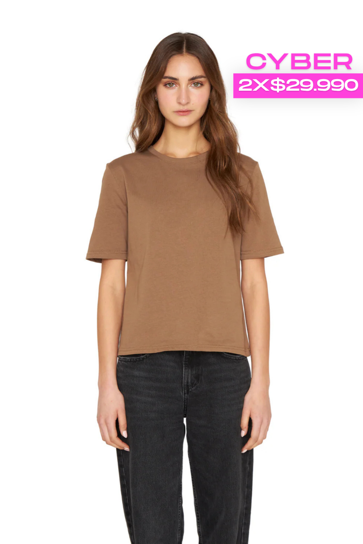 Polera Jacinta café