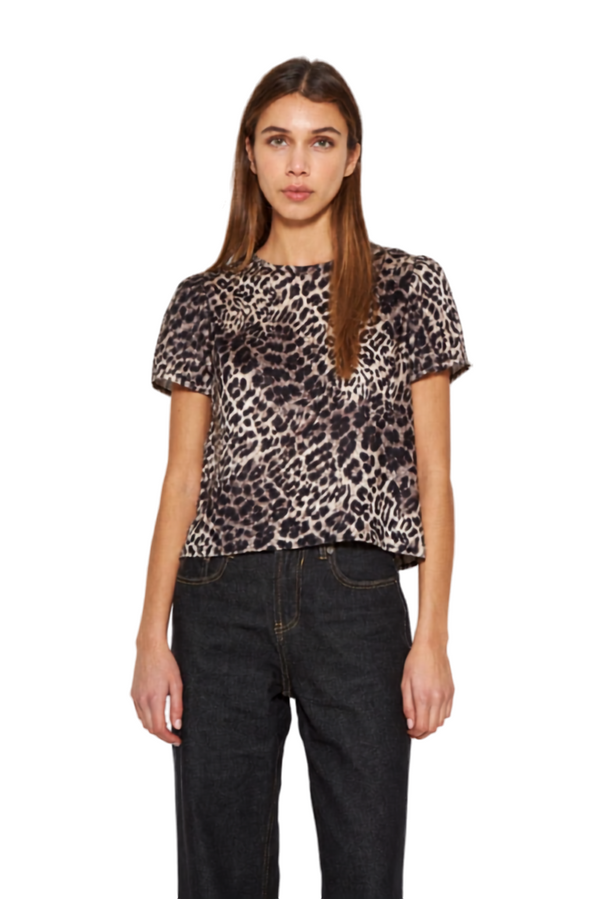 Blusa Olivia leopard print