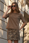 Polera Jacinta café