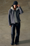 Bomber Hoodie gris