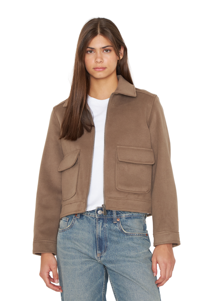 Chaqueta Jude café