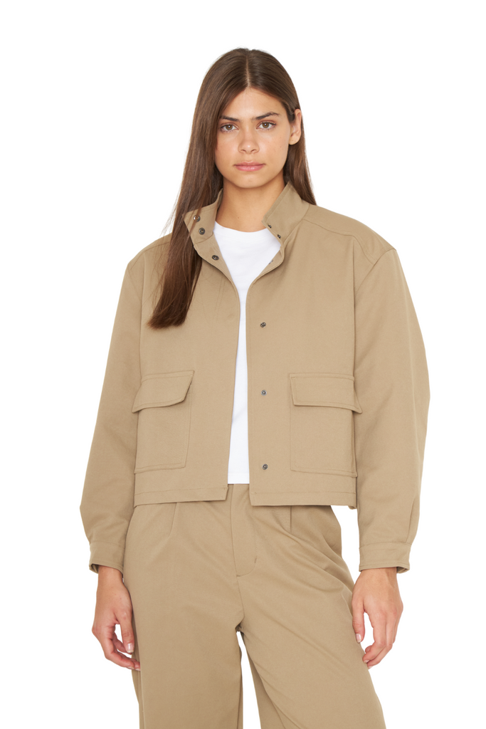 Chaqueta Harper crudo
