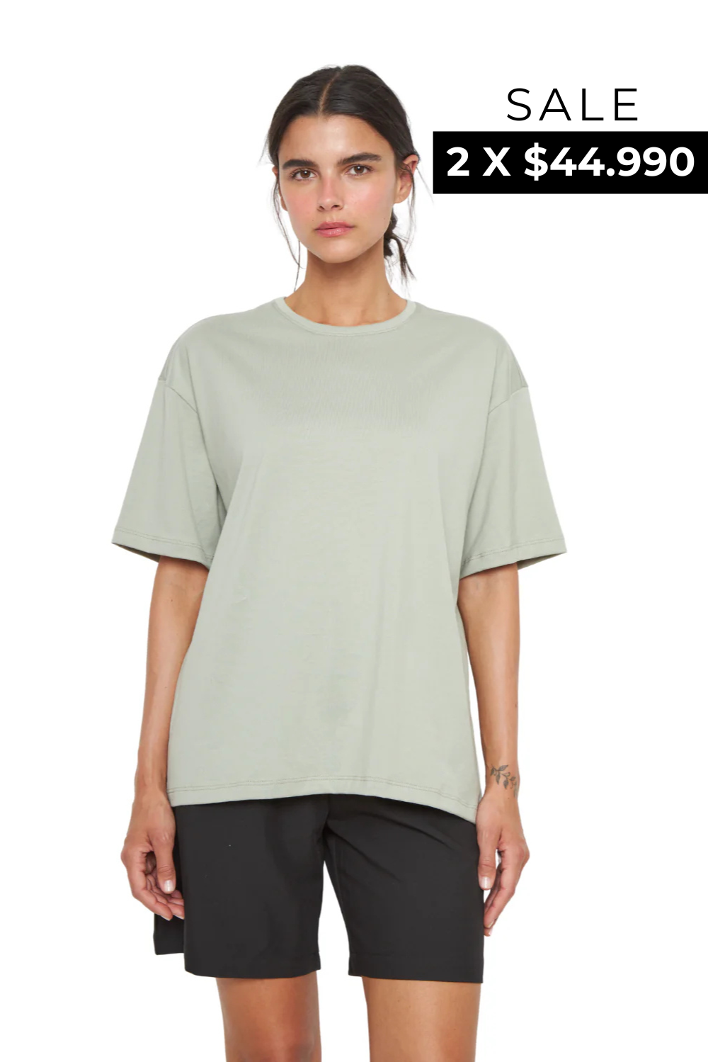 Polera Jacinta PIMA Oversize verde